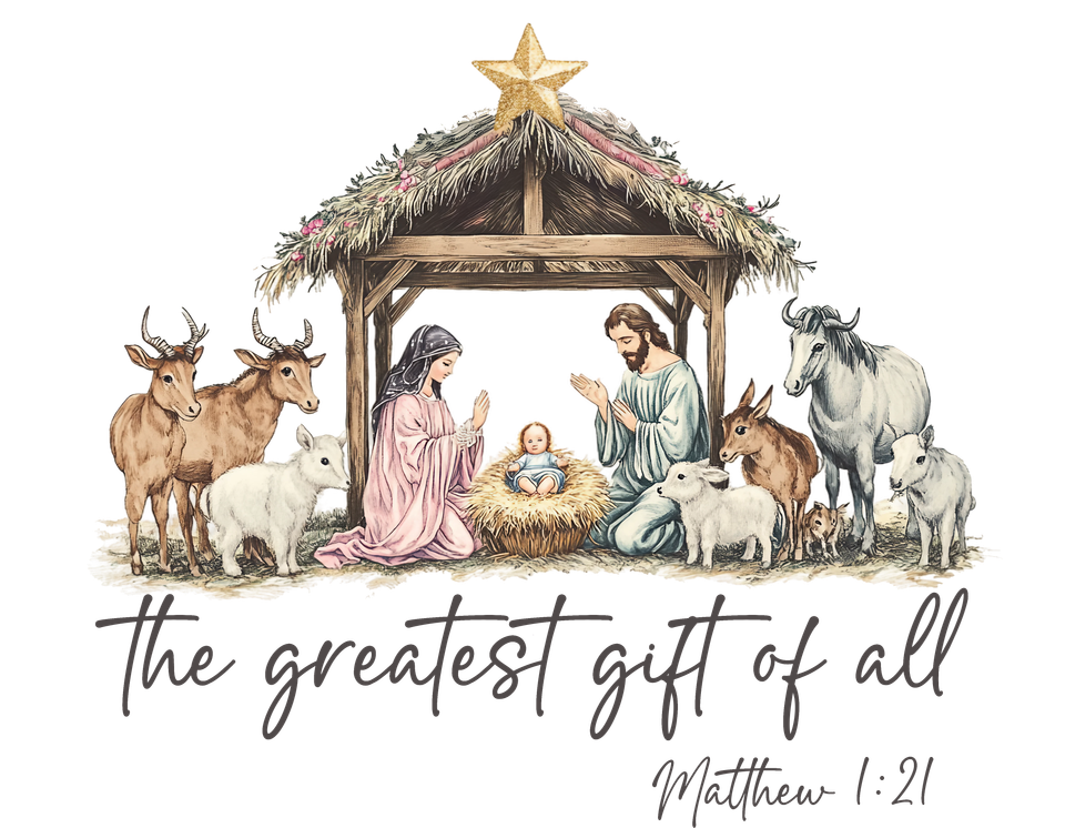 Seasons   christmas nativity greatest gift of all with star