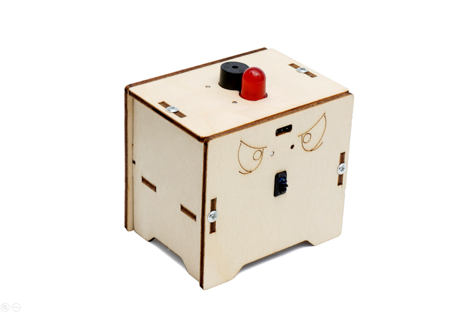39. toy object immobilizer diy technology experimental alarm material kit wooden puzzle interactive game educational set (1 1)