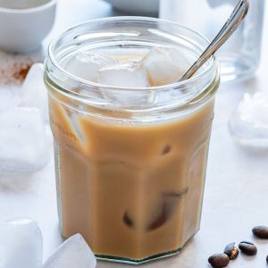 Iced oat milk latte 7