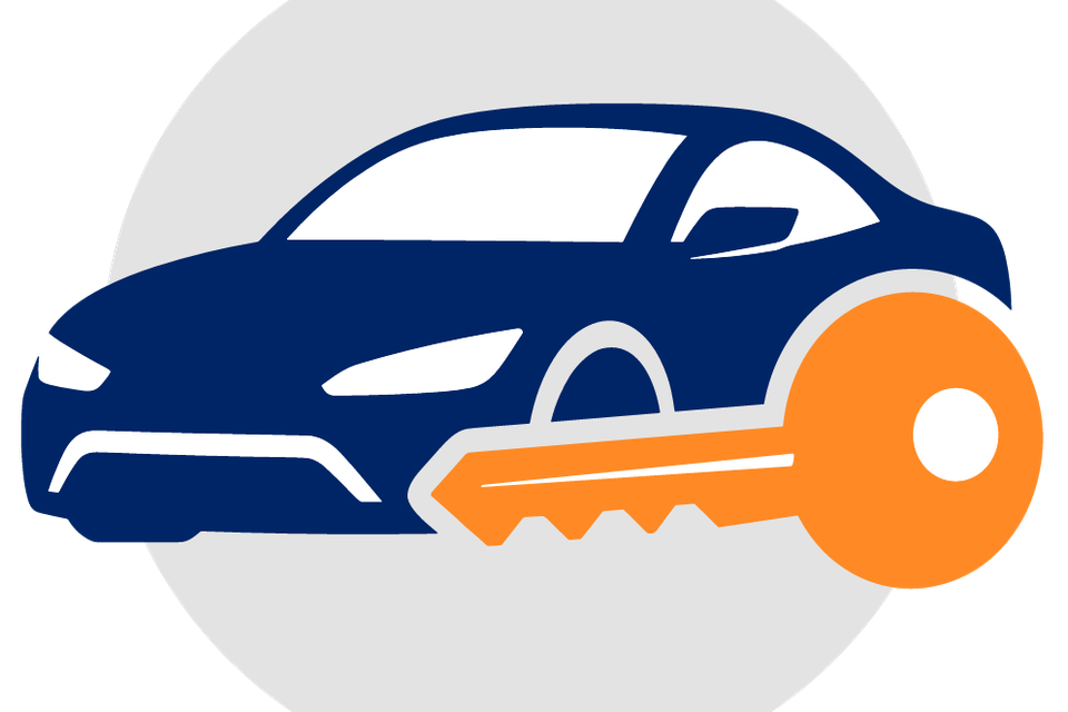 Car Rental Service Logo Color