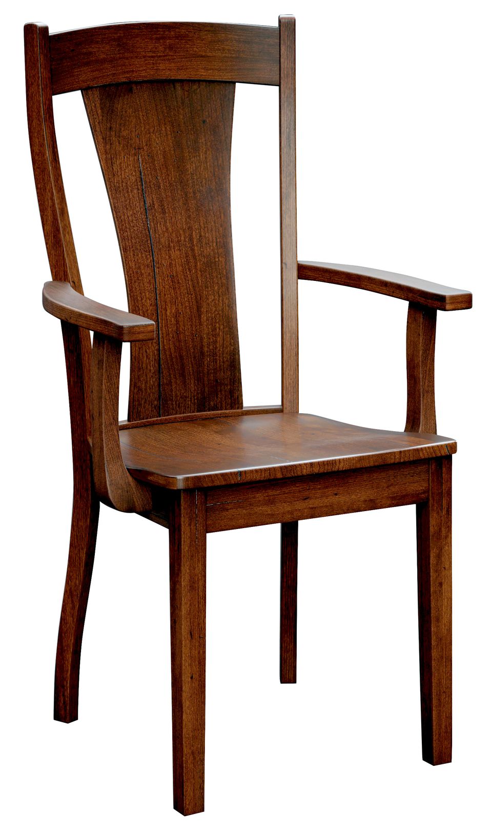 Bsw ashville arm chair cherry ocs heritage outline