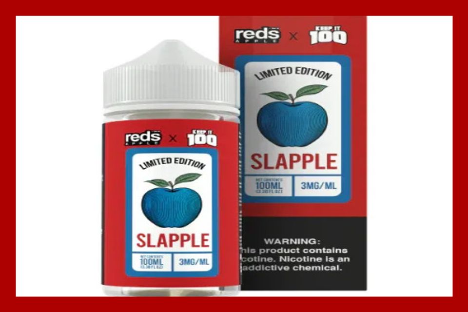 Keep It 100 x Reds Apple (by Daze) Slapple E-Liquid