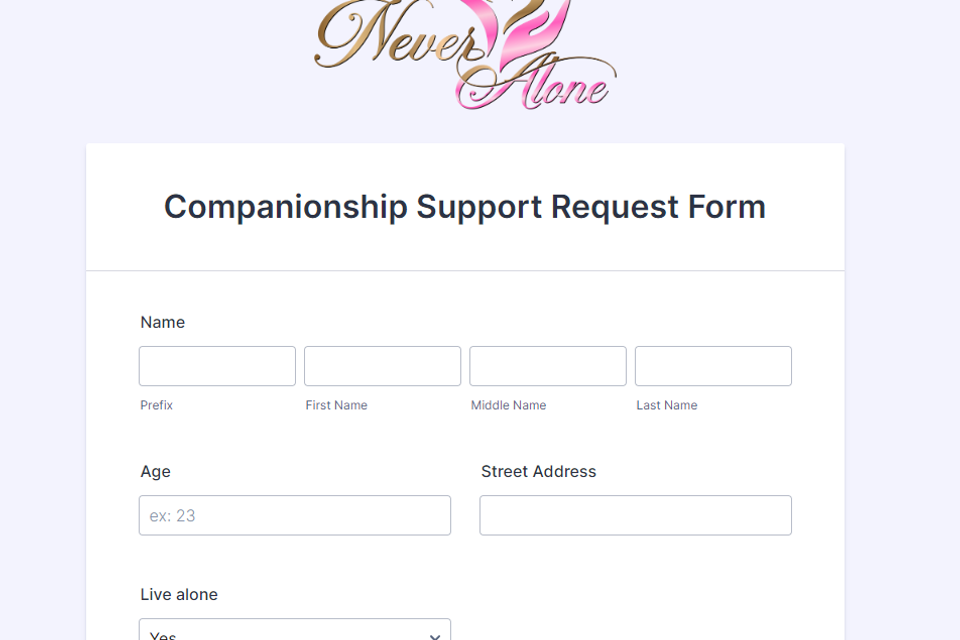 Compaionship form image 1.0