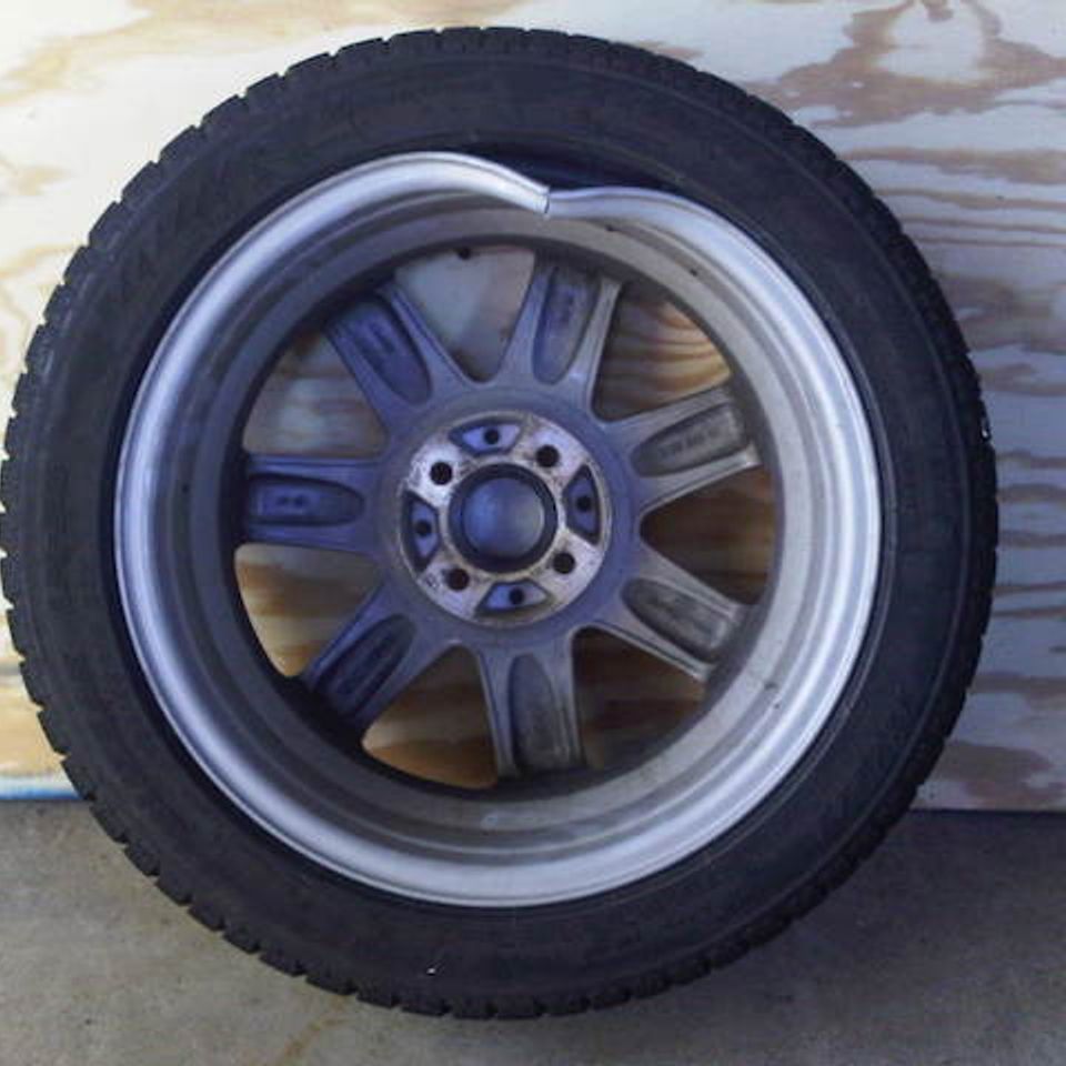 Bent rim