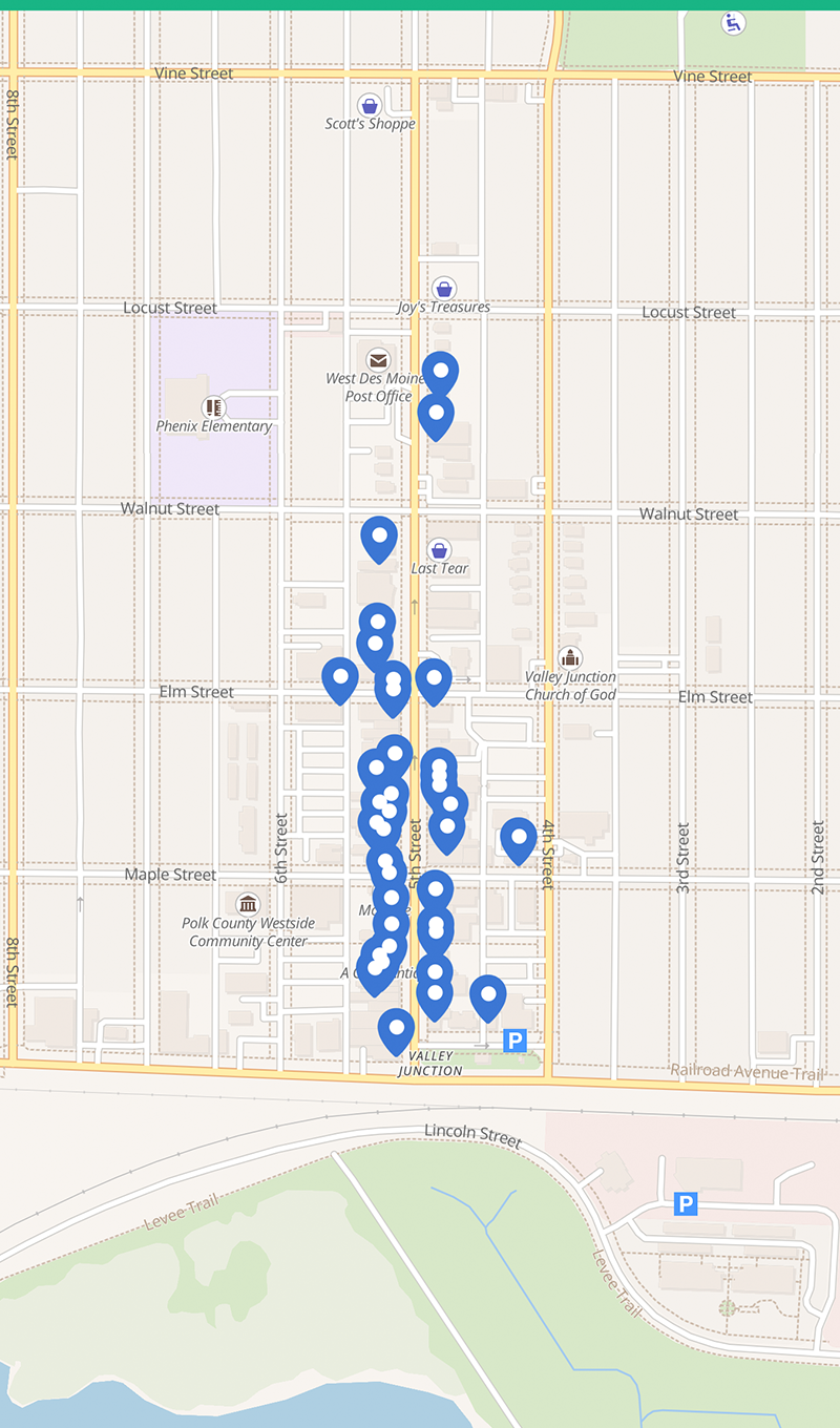 Valley junction map 2025 interactive