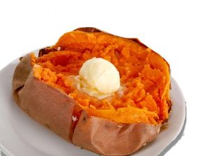 Cook sweet potatoes