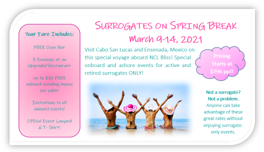 Website  spring break surrogates