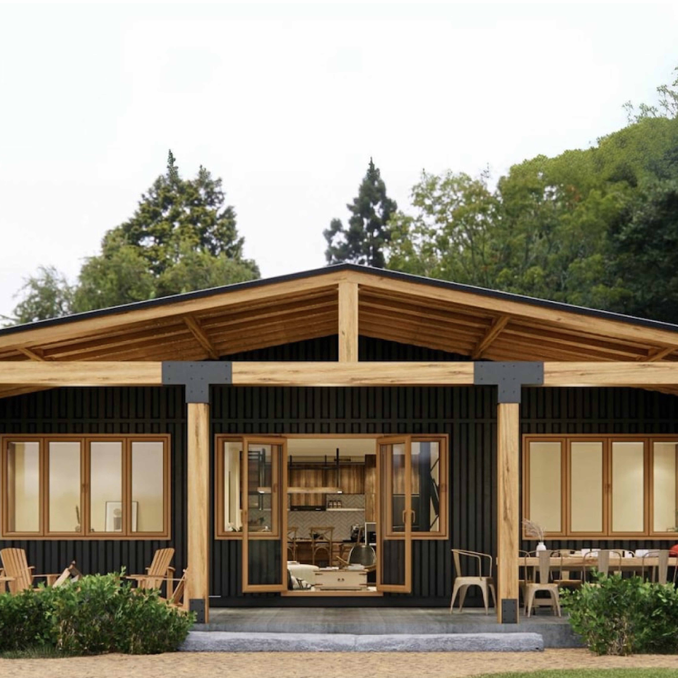 3 container build elevation