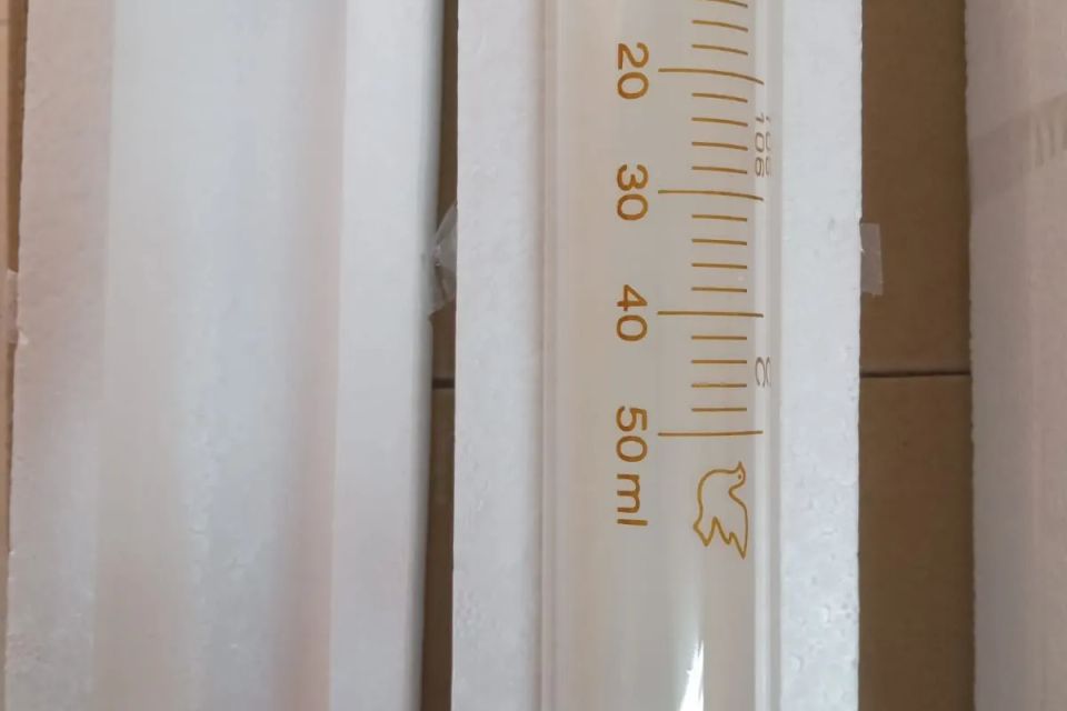 2pack glass syringe with caps original