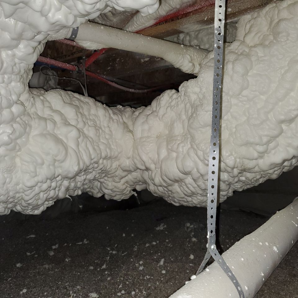 Crawl space and duct work 3