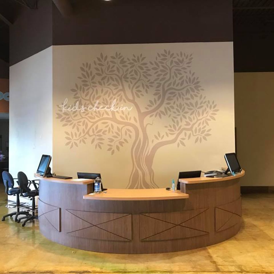 Interior wall signage