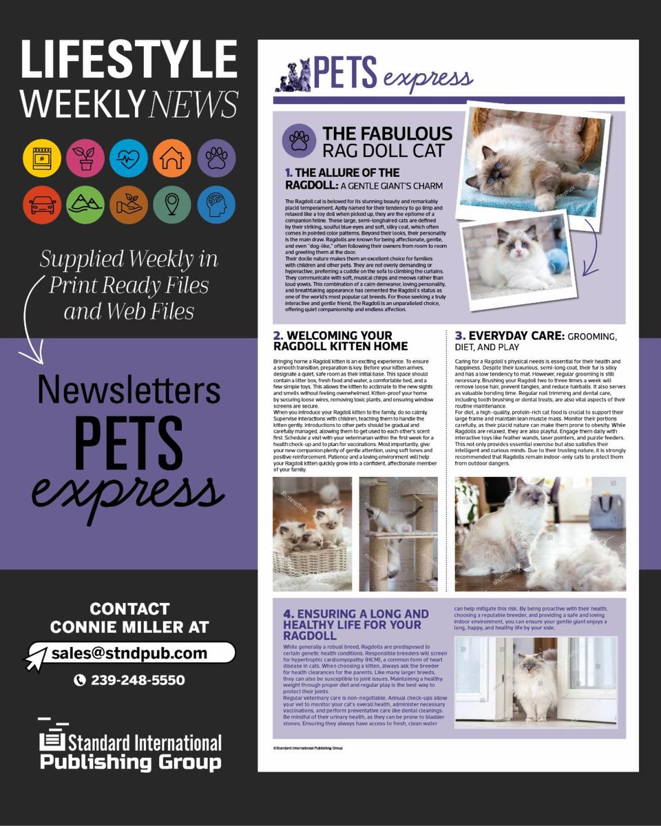 Lifestyly weekly pets newsletter promo