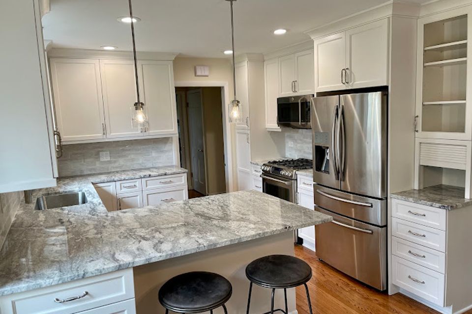 Big red remodeling kitchen pic2