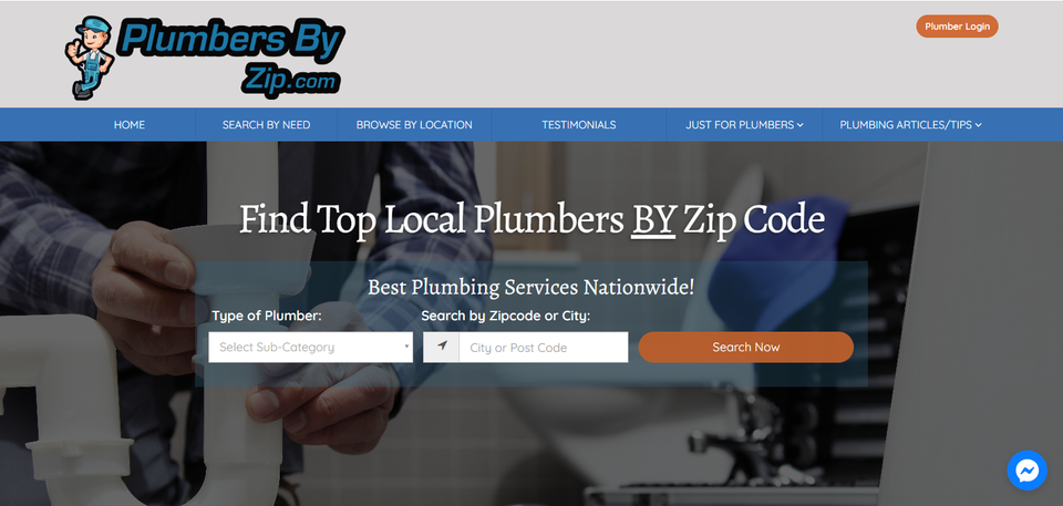 Plumbers by zip