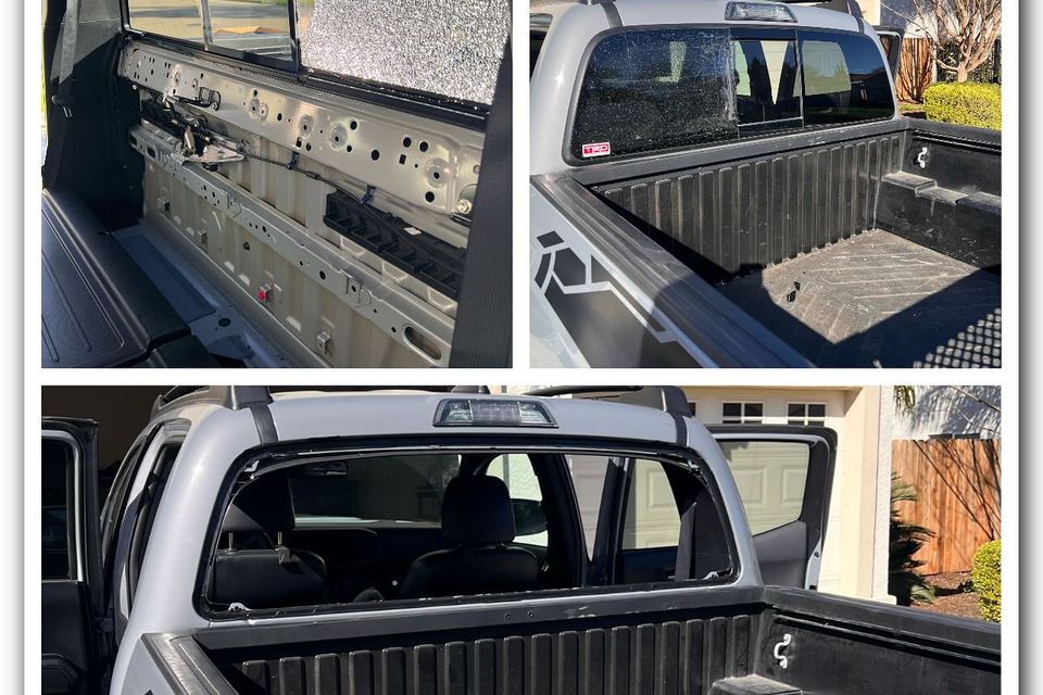 truck rear window replacement roseville sacramento