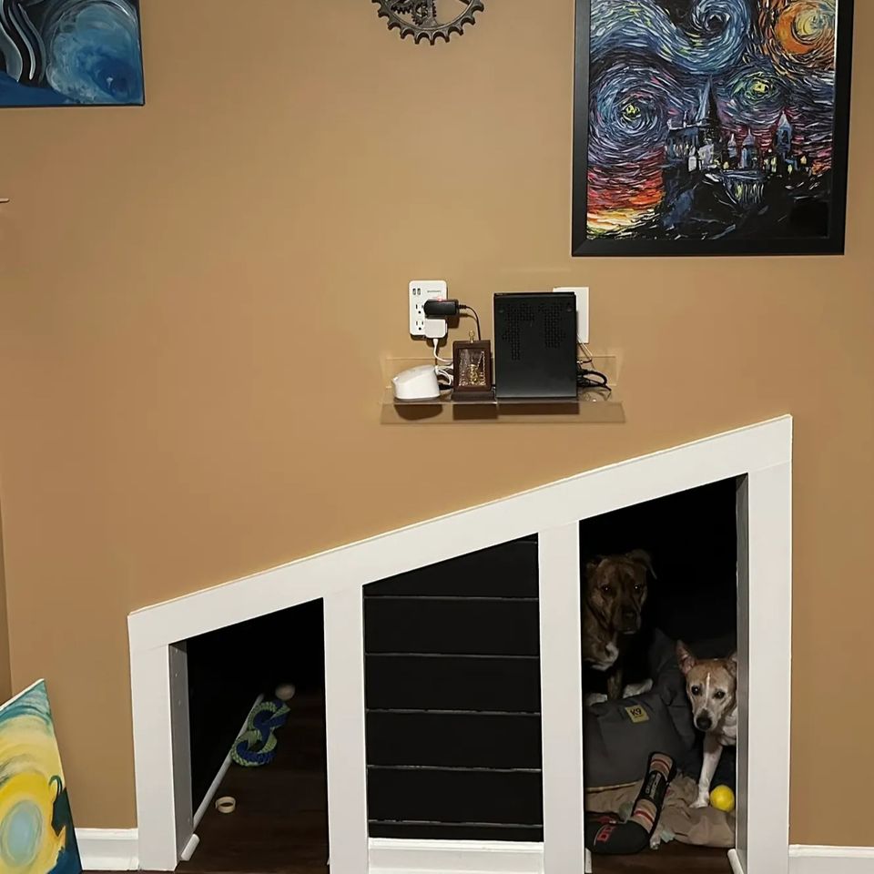 under the stairs dog house, under the stairs doghouse, dog house under the stairs, under the stairs square footage ideas, under the stairs construction ideas, home remodeling ideas for under my stairs