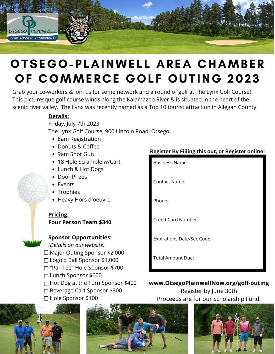 2023 golf outing