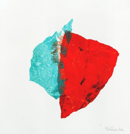 Jenny Schneider: Reef, Collage, 2024