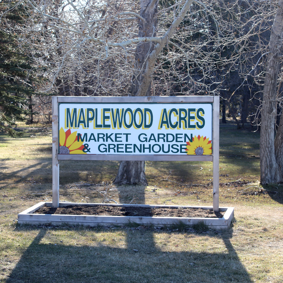 Maplewood acres driveway sign
