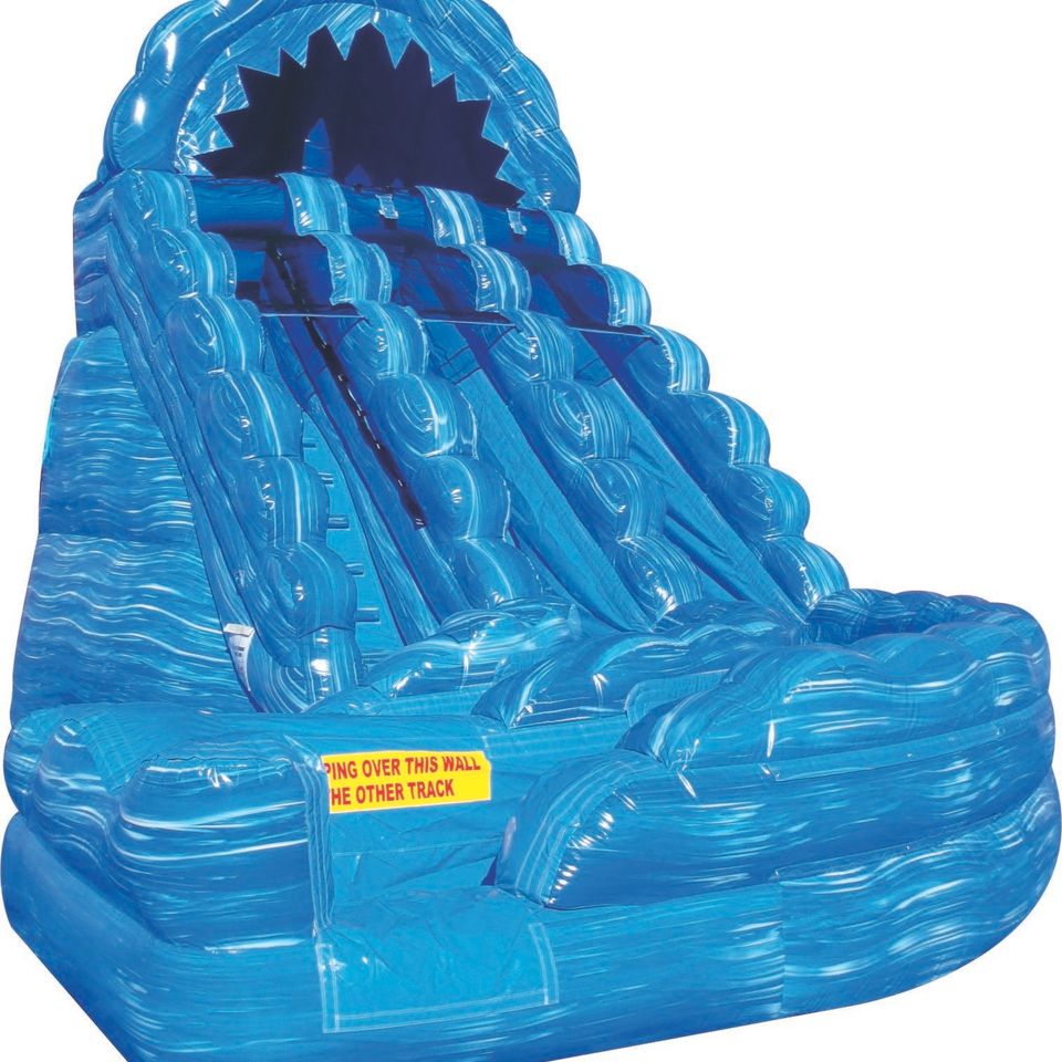 Raging rapids blue marble