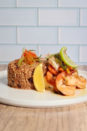 Buttered shrimp