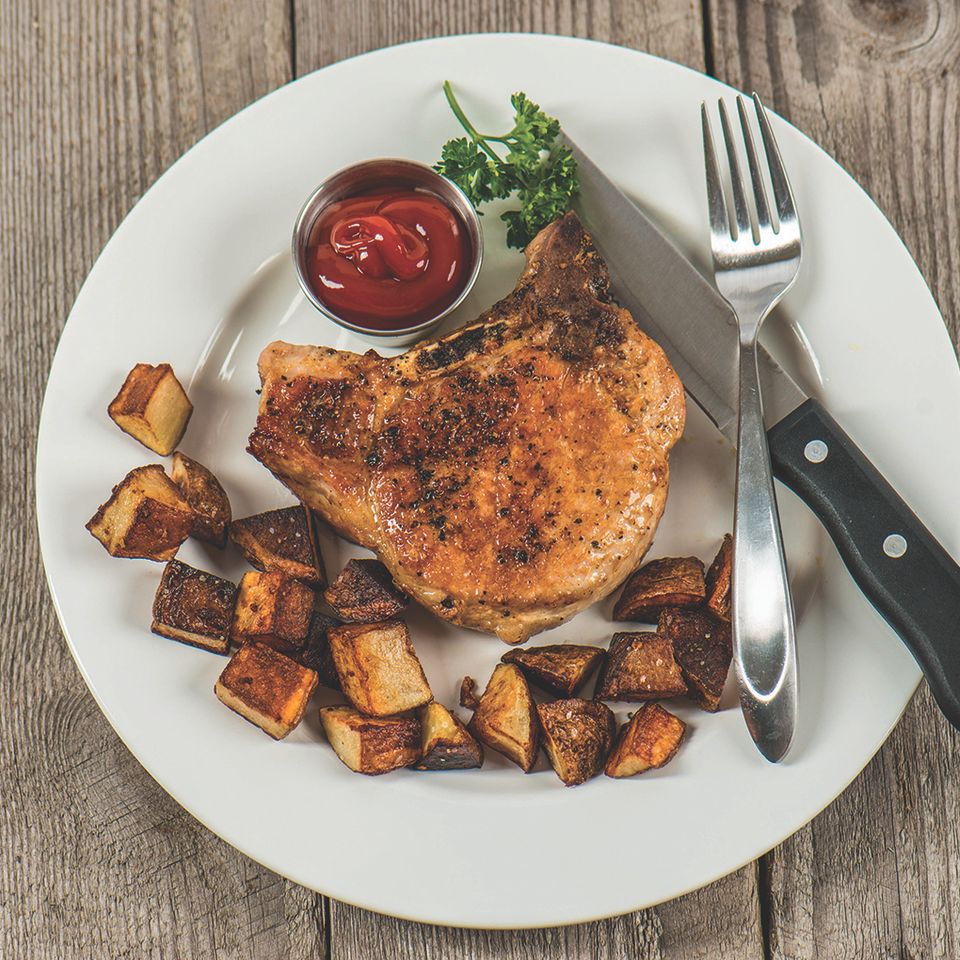 Chick leg potatoes