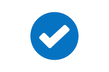 Checkmark blue