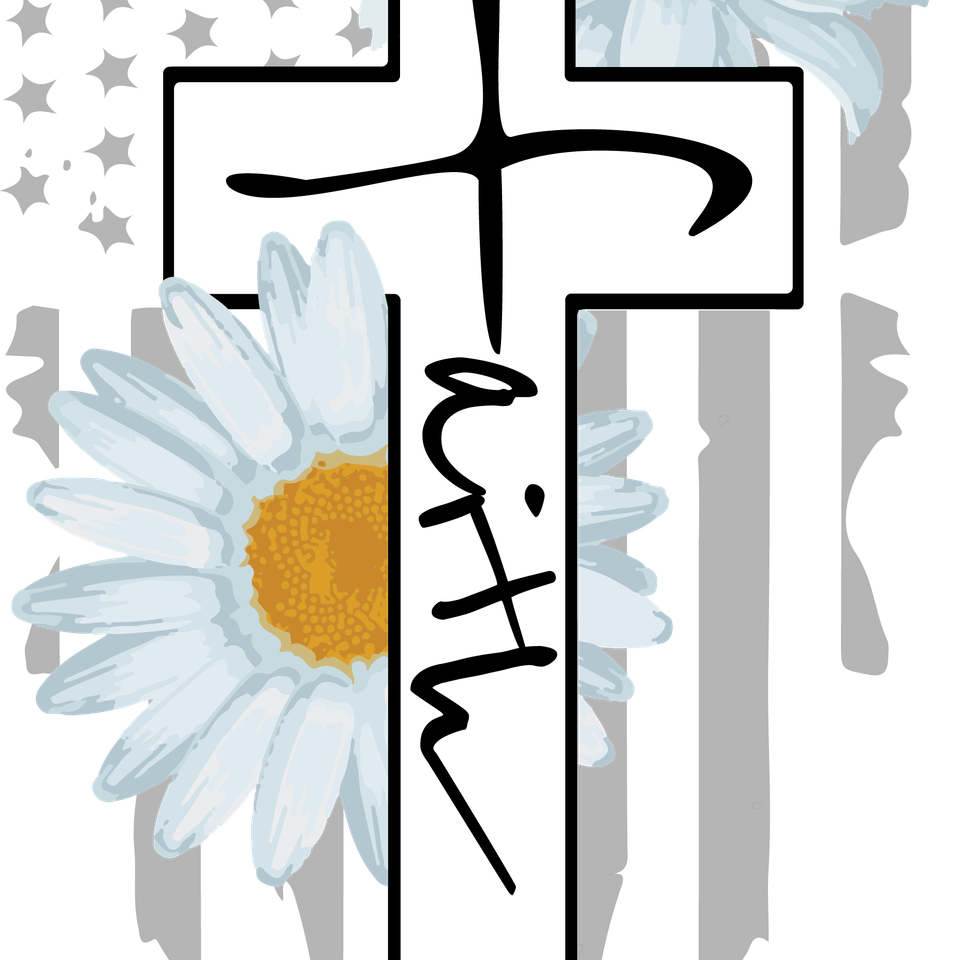 Faith   faithwithdaisyforwhitebackgroundnooutline