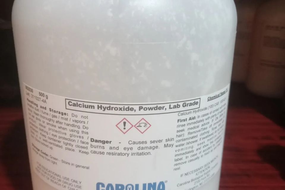Calcium hydroxide powder lab grade original