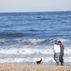 Couple on beach   new jersey