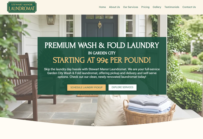 Stewart manor laundromat