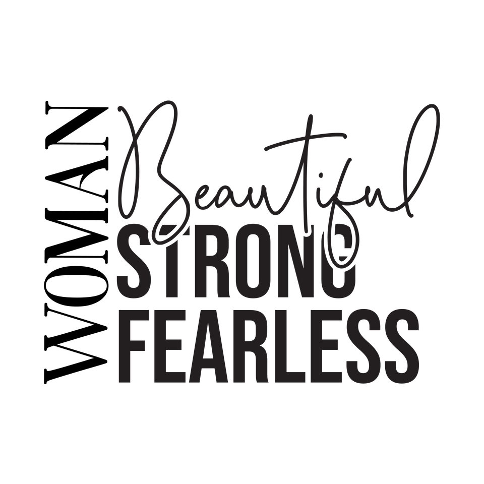 Affirmation   woman beautiful front