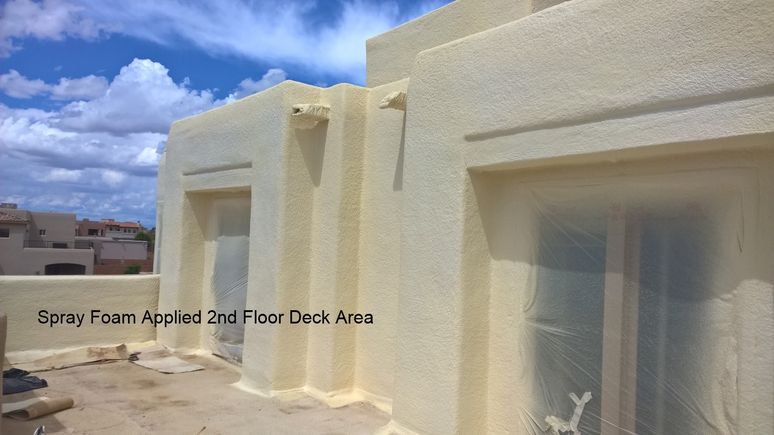 2spray foam applied