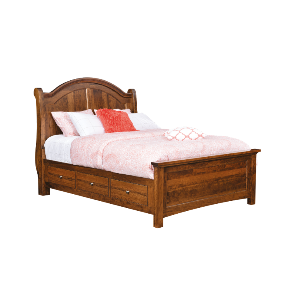 Trf bed with drawer unit