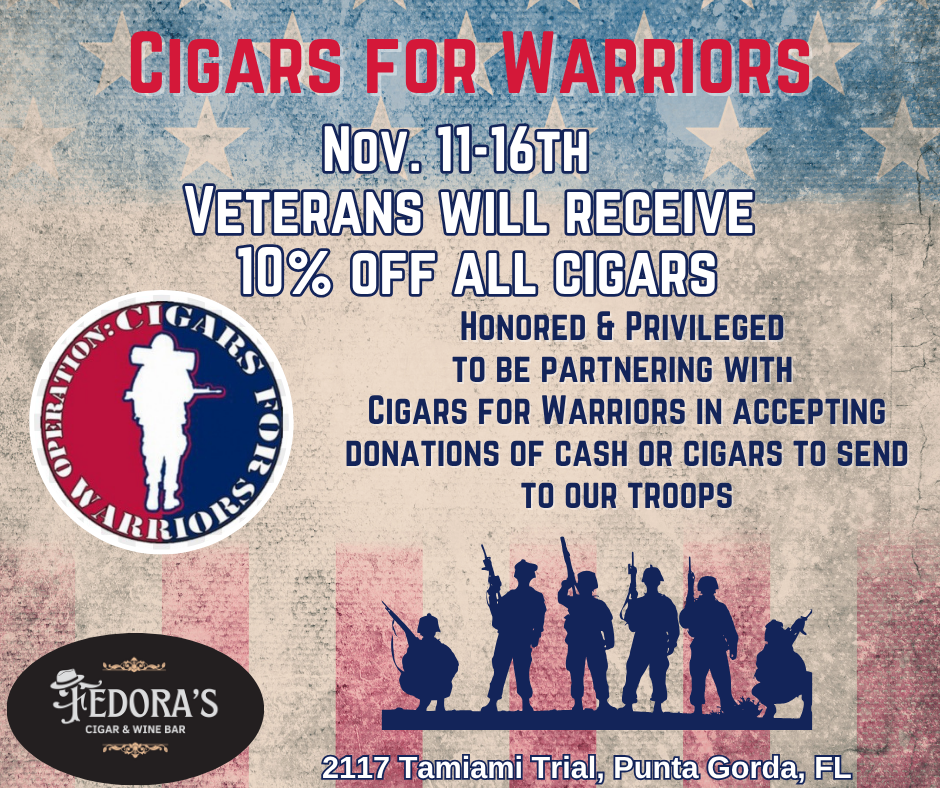 Cigars for warriors nov 2025