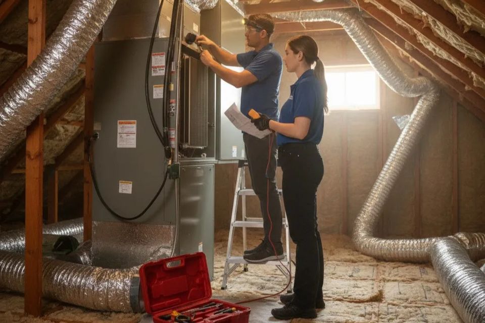 Air conditioning and heating repair