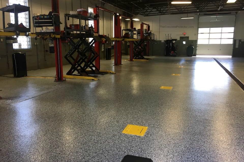 Protector color flakes example