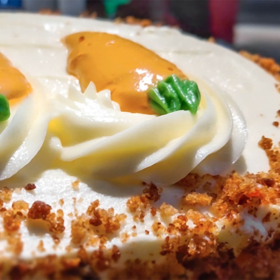 Ma maebelle's one love cafe carrot cake
