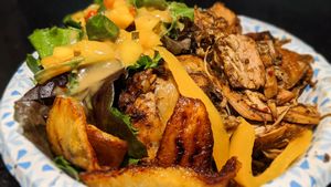Ma maebelle's one love cafe jerk chicken