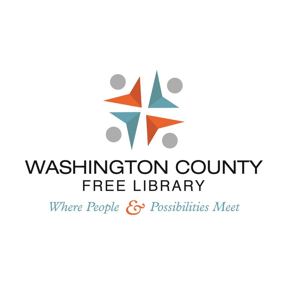 Washington county free library logo