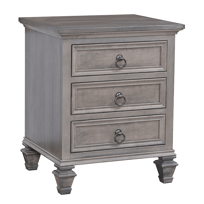 Trf savannah 3 drawer nightstand