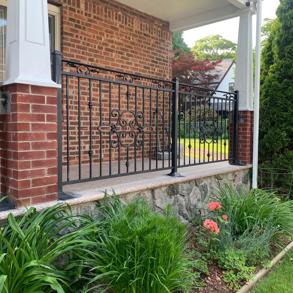 Front Porch Iron Fence