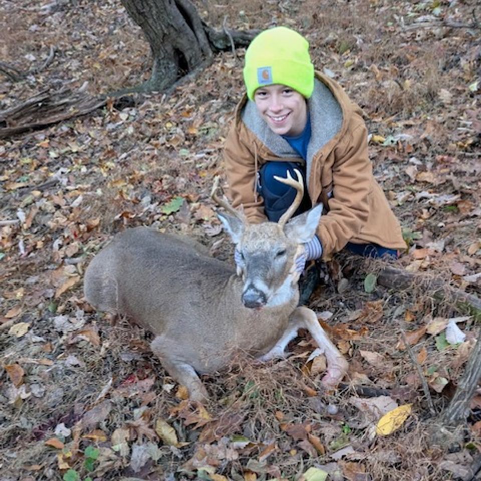 Warren West used a Raven Crossbow to take down this 7 point buck in Leesport, PA