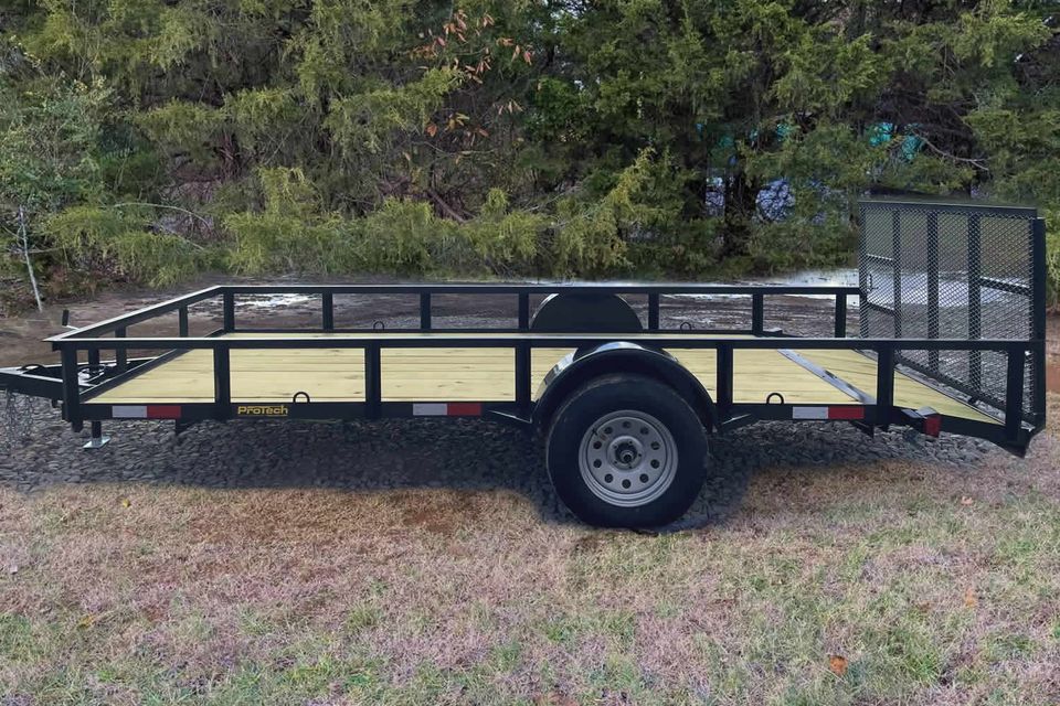 U614 sd protech trailers 14 ft utility trailer