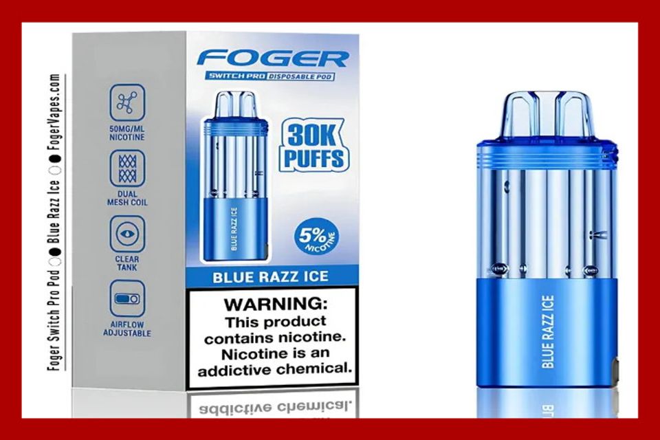 Foger Blue Razz Disposable Pod