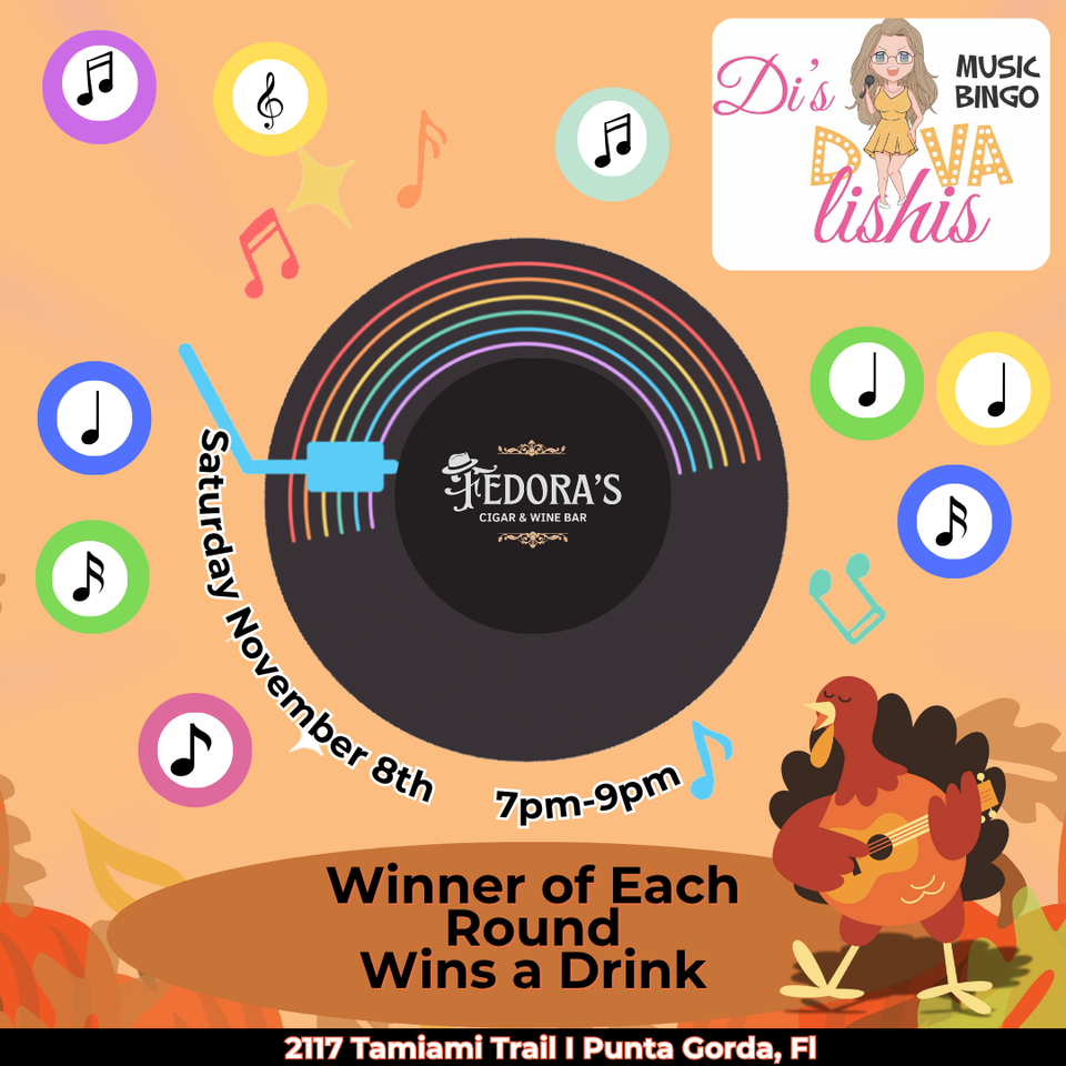 Music bingo nov 2025