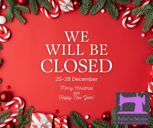 Rollin n stitches holiday hours