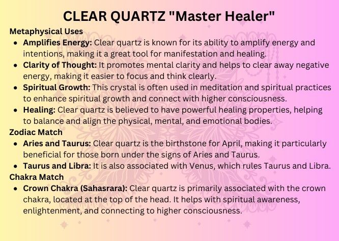 Clear quartz
