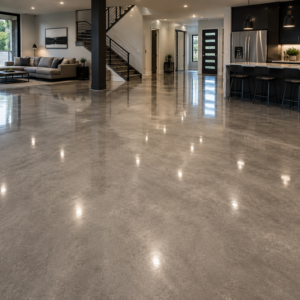 Polished concrete