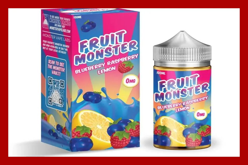 Fruit Monster Blueberry Raspberry Lemon E-Liquid